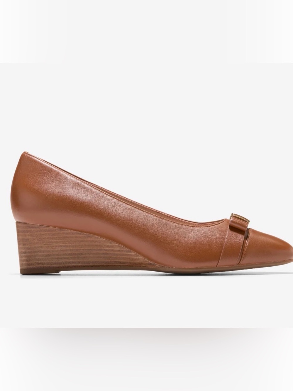 Cole Haan Women's Malta Grand Bow Wedge Pump Sz 6.5